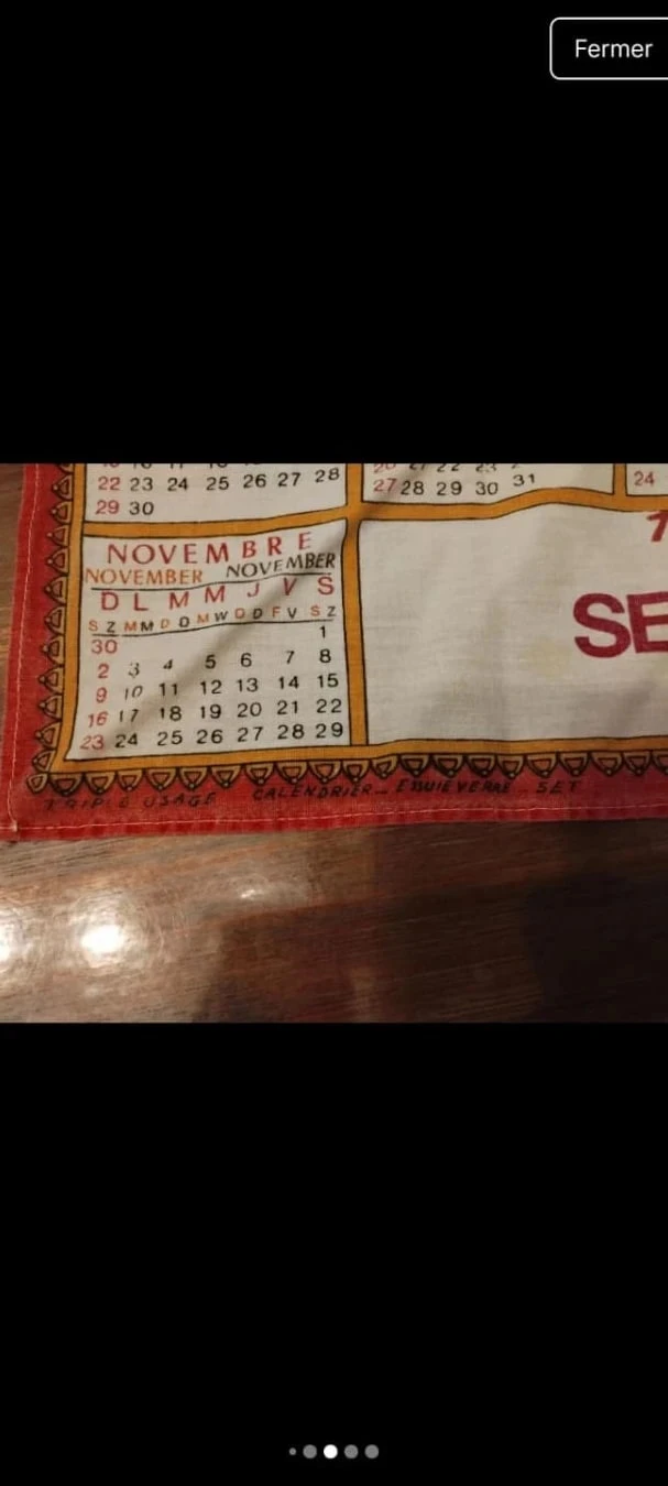 Calendario publicitario 1975 SERMO de tela para caballos – photo 4